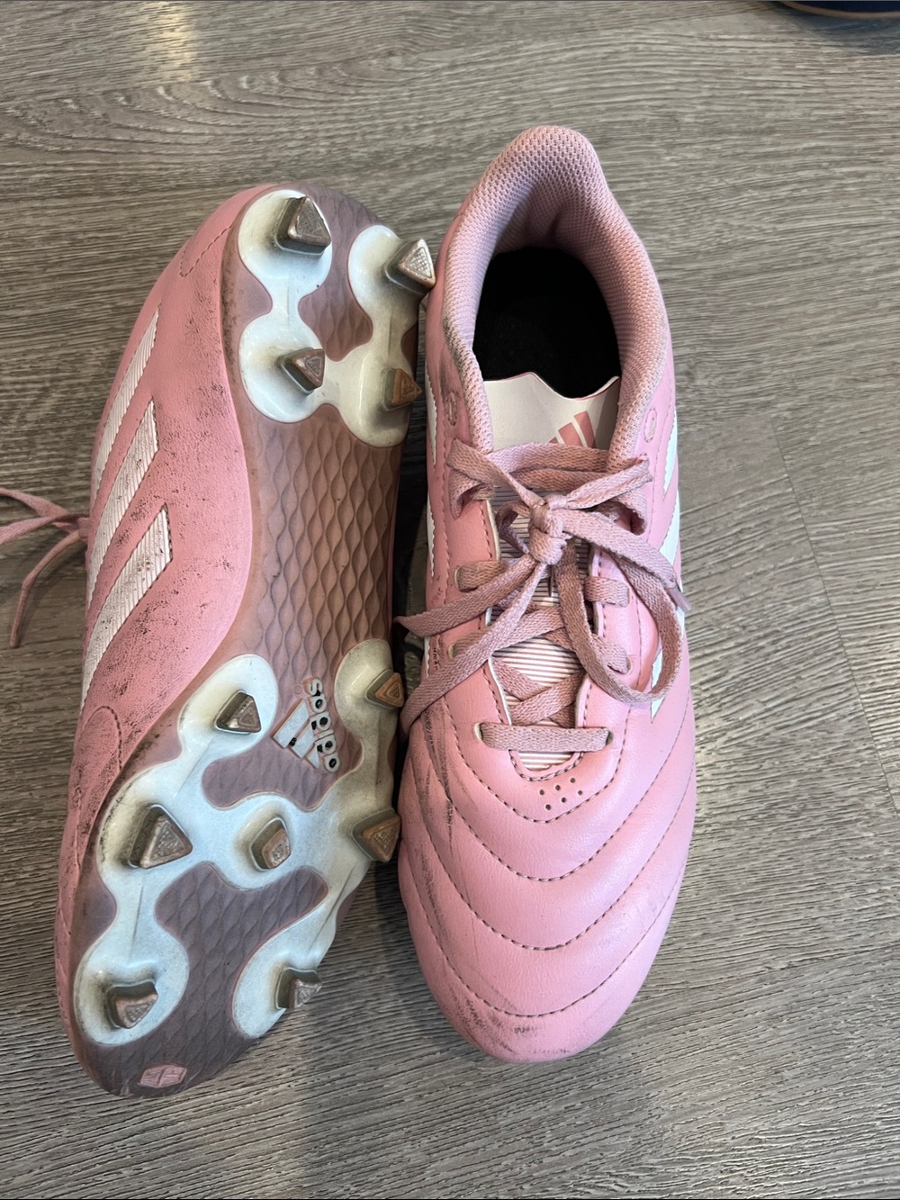 adidas Pink Women's Firm-Ground Soccer Cleats